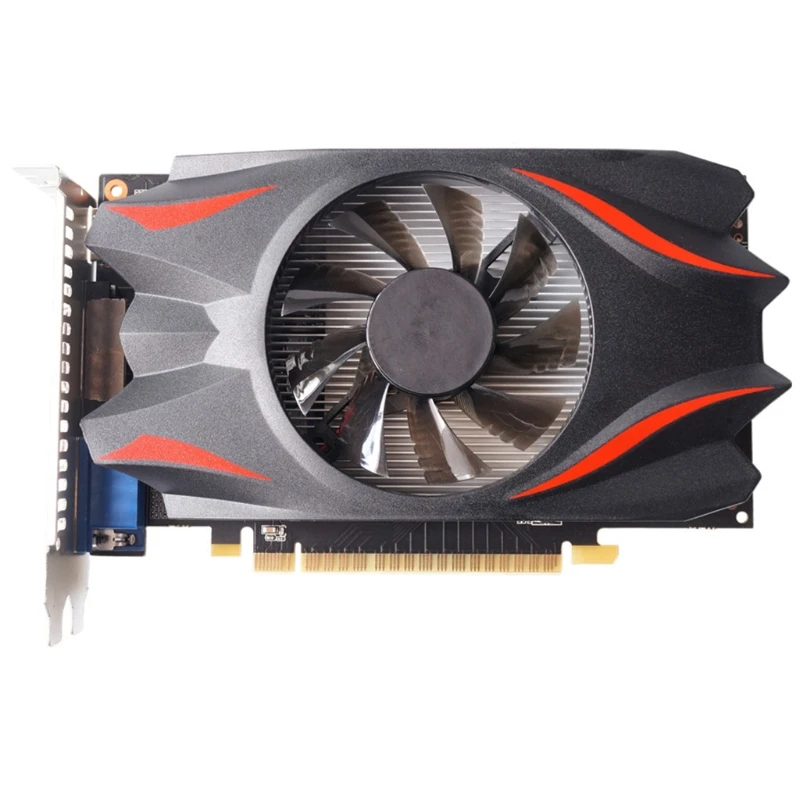 Computer Graphic Card GTX650 2GB GDDR5 128 Bit PCIE 2.0 HDMI-Compatible+VGA+DVI Interface with Twin Cooling Fan gpu computer