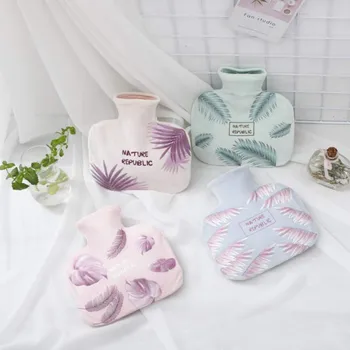 

New 1000ml Lovely And Delicate Winter Hot Water Bottle Portable Water Injection Hand Warmer Rubber Hot-Water Bags