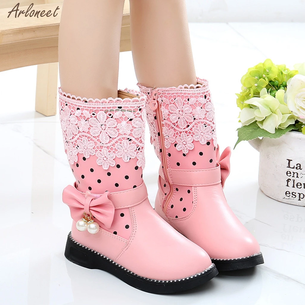 Toddler Infant Kids Baby Girls Butterfly Knot Princess Shoes Boots Baby Non-slip Toddler Shoes NEW Fashion Casual