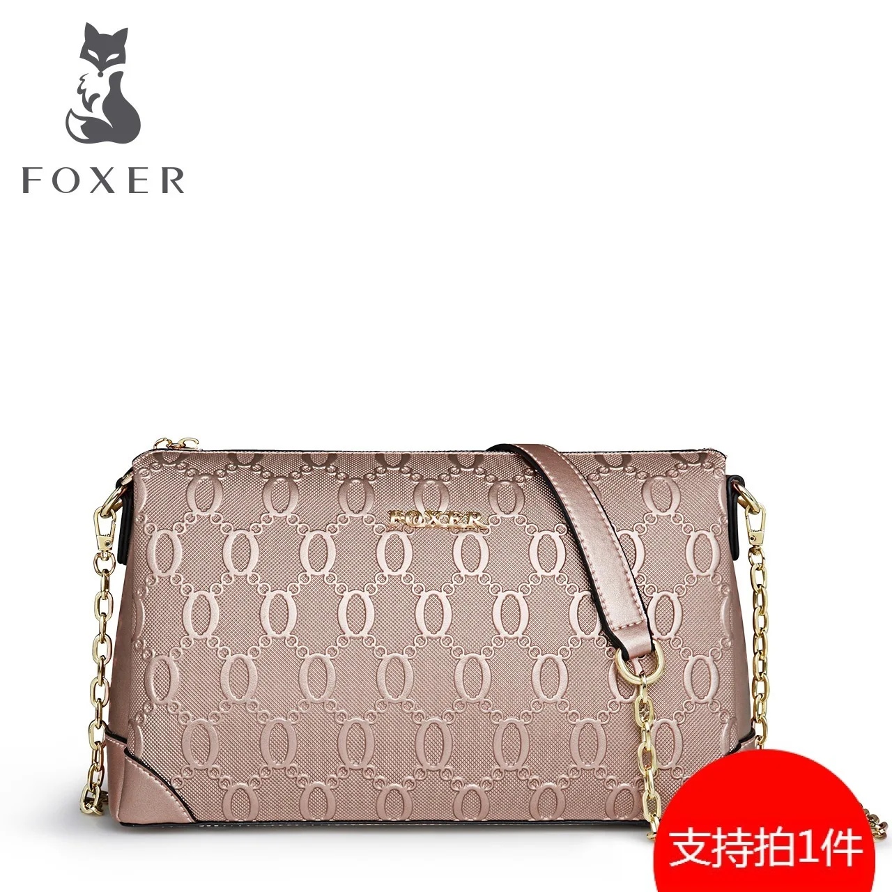 

Golden Fox Female Bag Chain Small Square Bag Female 2019 Summer Cowhide Joker Single Shoulder Oblique Satchel Chao