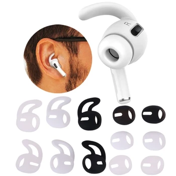

3 Pairs Ear Hooks for Air Pods Pro Anti-Slip Earbuds Covers Tips earphones silicone ear caps Accessories for Air Pods