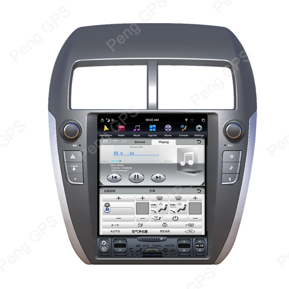 Android 8,1 вертикальный экран gps навигация для Мицубиси ASX RVR Outlander Sport 2010- аудио dvd-плеер 1920*1080 4K блок