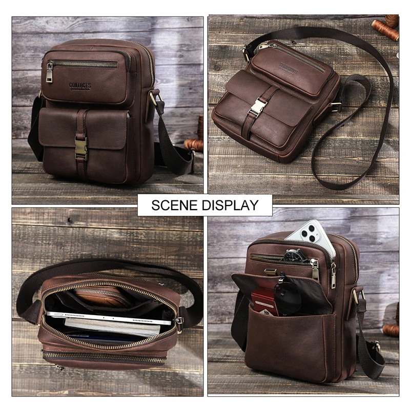 Designer Men's Leather Bags, Backpacks, Messengers