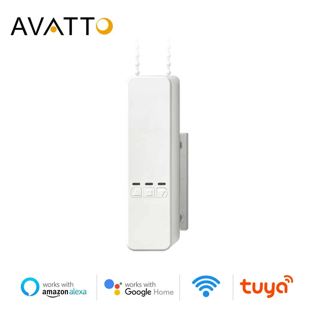 AVATTO-Persianas enrollables inteligentes, corredera motorizadas con wifi Tuya, control remoto por voz, motor obturador que funciona con Alexa y Google Home