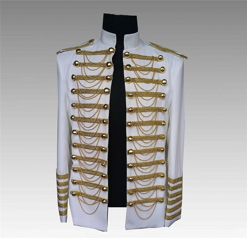 Мужская армейская форма повседневный пиджак приталенный клувечерние вечерний