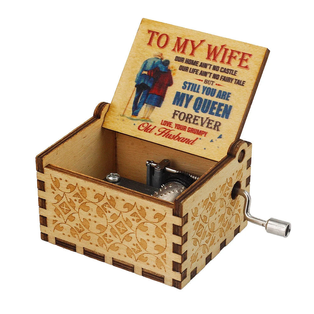 Colorful Music Box Special Gift You Are My Queen Forever Husband To Wife 