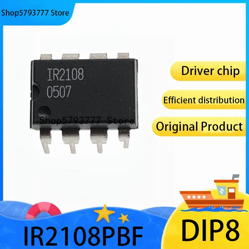 2 шт.-20 шт. IR2108PBF DIP-8 IR2108 DIP8 600 В полумостовой драйвер новый оригинальный |