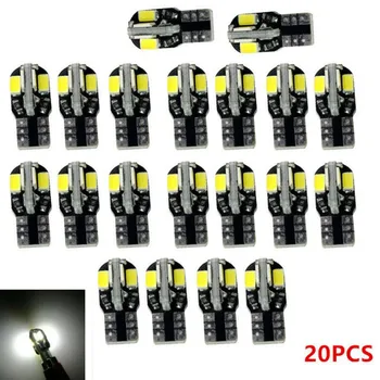 

W5W Car LED Bulbs 5730 White Side Wedge Light 6000-7000K 200LM Accessories