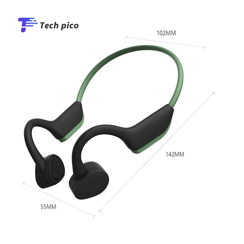 Наушники Bluetooth 5,0, наушники с костной проводимостью, Беспроводные спортивные наушники, гарнитуры с громкой связью