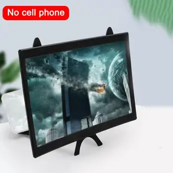 

12-inch curved mobile phone screen magnifier 3d high-definition screen magnifier multifunctional lazy bracket creative accessori