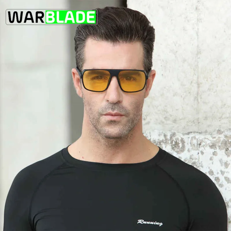 WarBLade Новые поляризованные солнцезащитные очки HD Vision мужские брендовые дизайнерские женские зеркальные Мужские солнцезащитные очки для мужчин UV400