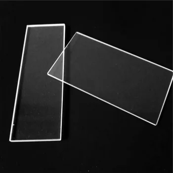 

Customized different size clear quartz sheet for sample