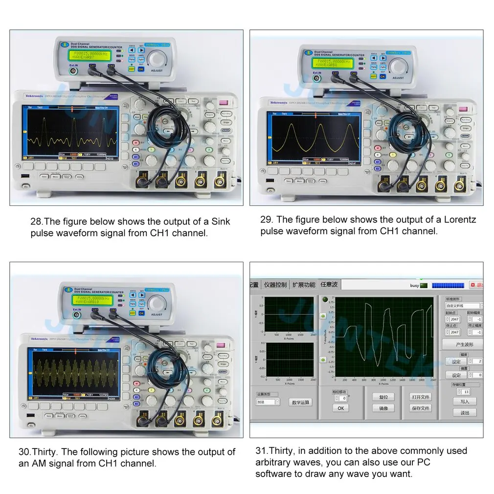 MHS-5200A 6 МГц цифровой DDS двухканальный произвольной формы функциональная частота генератора сигнала измеритель высокой точности