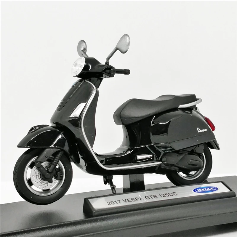 Модель велосипеда для скутера Welly 1:18 vespa GTS 125 куб. См 2017| |