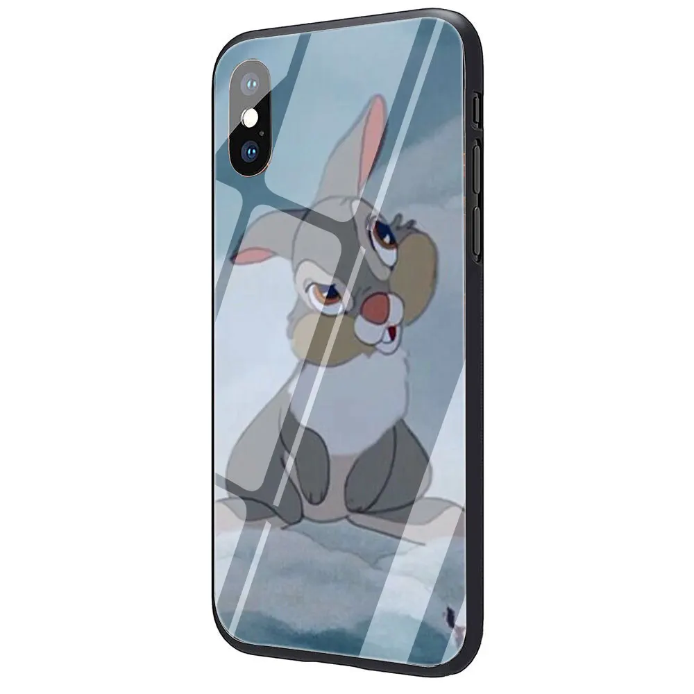 G7 EWAU Bambi Thumper закаленное стекло чехол для телефона iPhone 11 Pro 6 6S Plus 7 8 Plus X XS XR XS Max - Цвет: G7