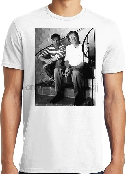 Nueva Publiciteez Bill Gates Y Steve Jobs Foto Playera Мужская футболка |