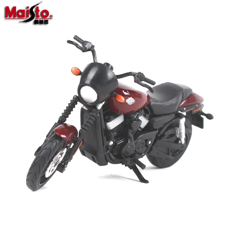

Maisto 1:18 2015 Street 750 original authorized simulation alloy motorcycle model toy car Collecting