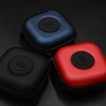 

Original KZ PU Case Bag Earphone Headset Accessories Protable Case Pressure Shock Absorption Storage Package Case Bag With Logo