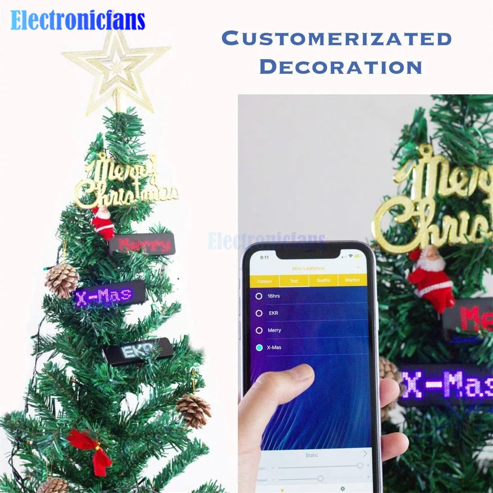 LED Digital Tube Display 4-Speed Adjustable Programmable