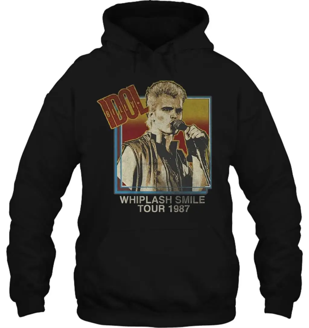 Мужская толстовка BILLY IDOL Whiplash Tour женская уличная одежда