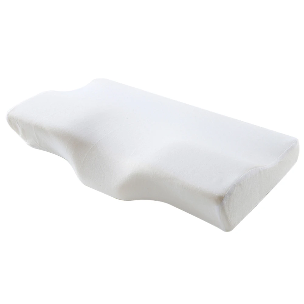 

Memory Foam Bedding Pillow Neck protection Slow Rebound Memory Foam Butterfly Shaped Pillow Health Cervical Neck size in 50*30CM
