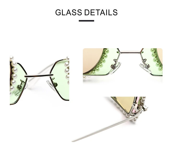 47198 жемчужный флип-чехол цепочка для очков для мужчин и женщин Мода UV400 очки