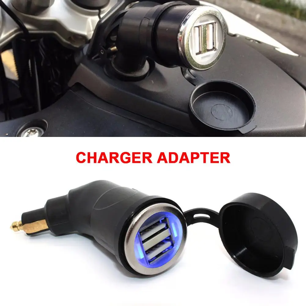 Регулируемый двойной USB интерфейс порт зарядное устройство адаптер для BMW R1200GS