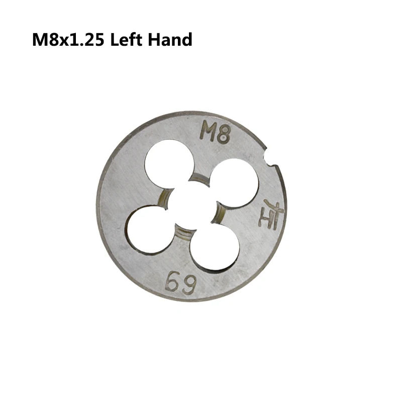 M8x1.25 XCAN 1 шт. Метрическая левосторонняя машина, резьба для металлообработки, Резьбовая машина M3 M6 M8 M10 M12 M14 M16 M18 M20 - Цвет: M8x1.25