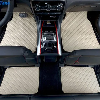 

Tane leather car floor mats For dodge ram 1500 accessories journey 2009 Caliber Avenger Challenger Charger carpet rug