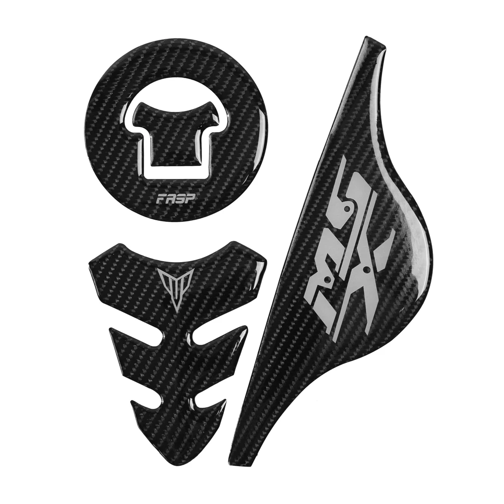 

5D Carbon Fiber Motorcycle Fuel Tank Pad Cap Decals Gas Cap Sticker For Honda MSX125 2013-2015