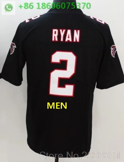 For men A+++ Качественная мужская футболка для взрослых 2 Matt Ryan 11 Julio Jones 24 devonta freeman Deion Sanders 21 Arizona - Цвет: For men