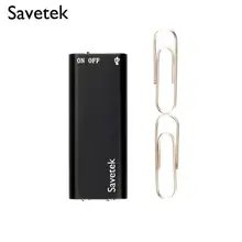 Savetek-Mini USB pequeño, 8GB, Grabadora de Voz de Audio Digital, reproductor Mp3, 192Kbps, con activación por voz