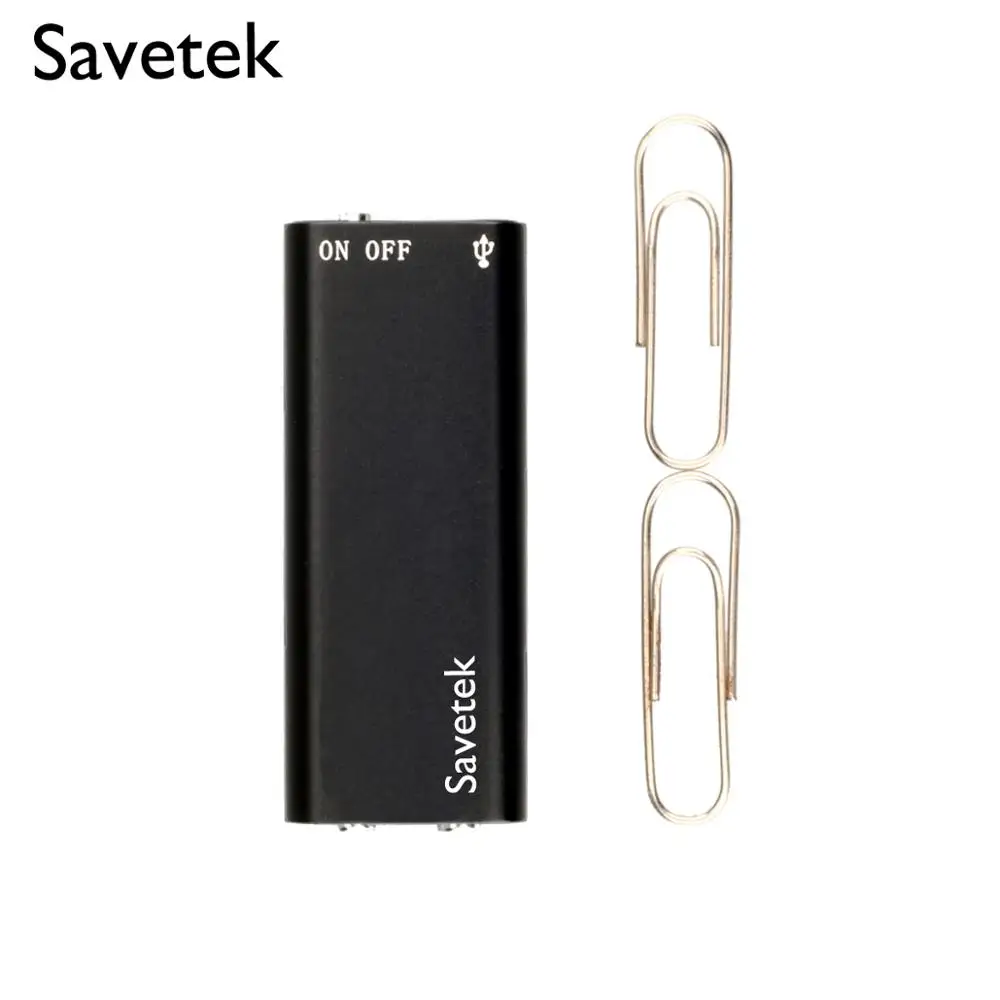 Самая маленькая мини USB ручка Savetek с голосовой активацией 8 ГБ цифровой аудио