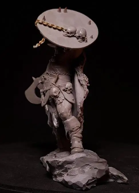 1/24 воин в Finghting смолы фигура Строительный набор