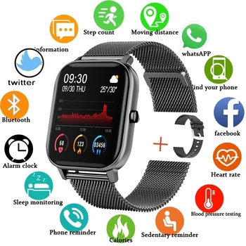 H10 Smart Watch Men Women Bluetooth Call smartwatch Man Sport Fitness Tracker Waterproof LED Full Touch Screen For Android ios 1