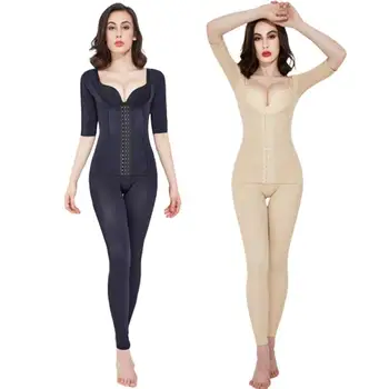 

Short-sleeved Body Shaper Ion After Off-the-shoulder Corset Strengthen Postpartum Stovepipe Tummy Hips Slimming Clothes