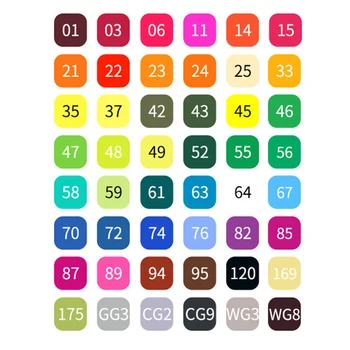 

Office Professional Assorted Colors Non Toxic Dual Head Art Supplies Markers Set Alcohol Based Drawing Sketching School Gift