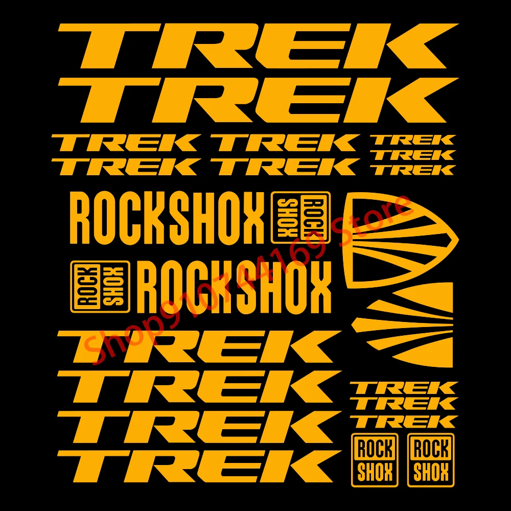Для TREK Rock Shox виниловые наклейки на раму велосипеда Велоспорт Mtb горный велосипед