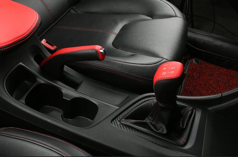 Для Chery ARRIZO5 ARRIZO 5 Крышка шестерни, ручной тормоз, кожаный чехол, Модифицированная ручка переключения скоростей, защитная крышка украшения автомобиля аксессуары