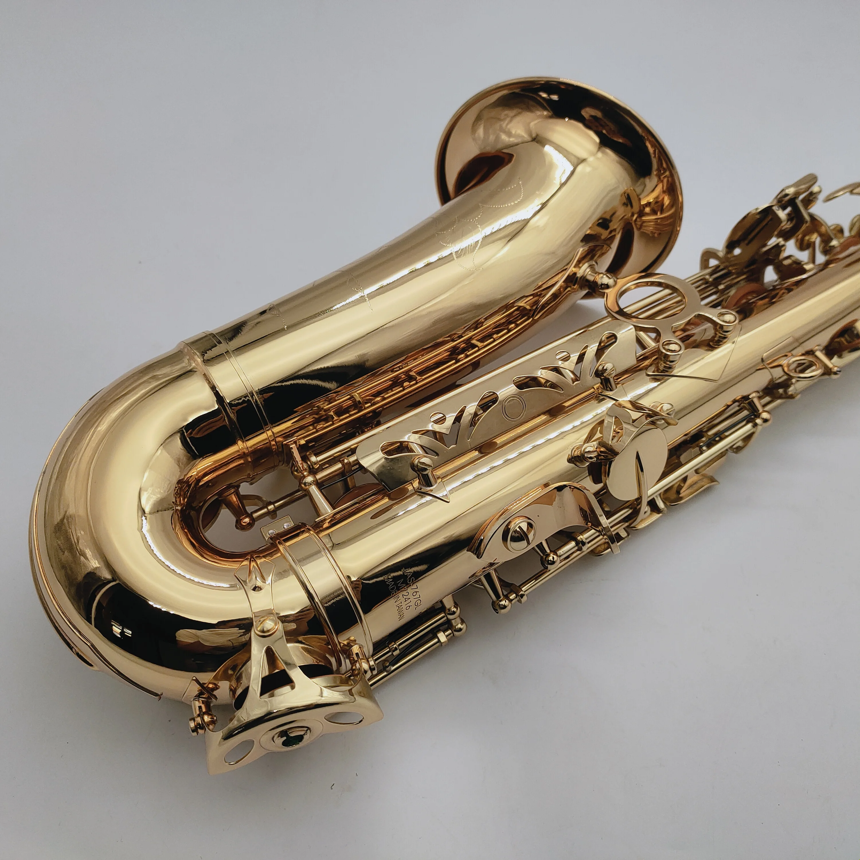 Jupiter JAS-767GL Alto Eb Tune Saxophone Brass Gold Lacquer Music Instrument E-flat Sax With Case Accessories
