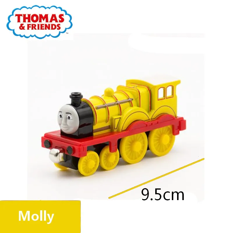 Оригинальные Томас и друзья, новая модель поезда, металлическая пластиковая магнитная дорожка, железнодорожный вагон, семейные игры, игрушка для мальчика, подарок на день рождения - Цвет: Molly