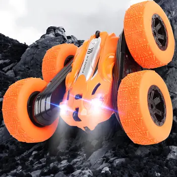 

27MHz RC Stunt Car RC Car High Speed Tumbling Crawler Vehicle 360 Degree Flips Double Sided Rotating Tumbling Durable Car