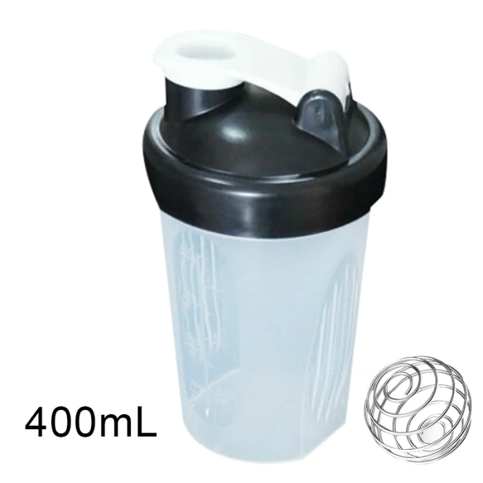 400/600ml протеин смешивание порошка чашки запаянный герметичный шейкер с перемешивающий шарик BB55