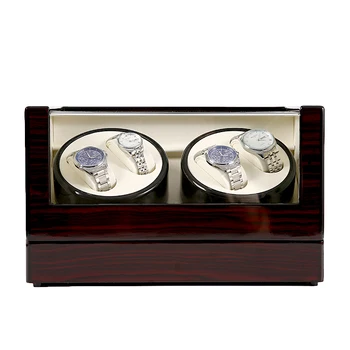 

Watch Winder Wood Automatic Box Watches Storage Jewelry Holder Display Piano Wooden Watch Box Ultra Quiet Motor Shaker Box