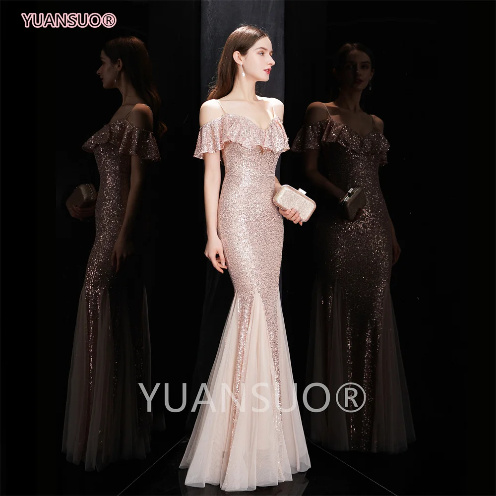 Formal Evening Dresses Long Evening Ggowns Mermaid Dresses Woman Party Night Suspender vestidos de fiesta de noche evening dresses for women