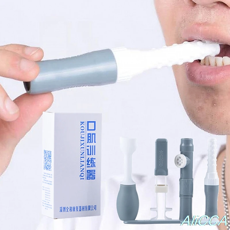 Lips Tongue Muscle Perceiving Trainer Oral Mouth Muscle Trainer Brush Tongue puller Tongue Suction Oral muscle training device