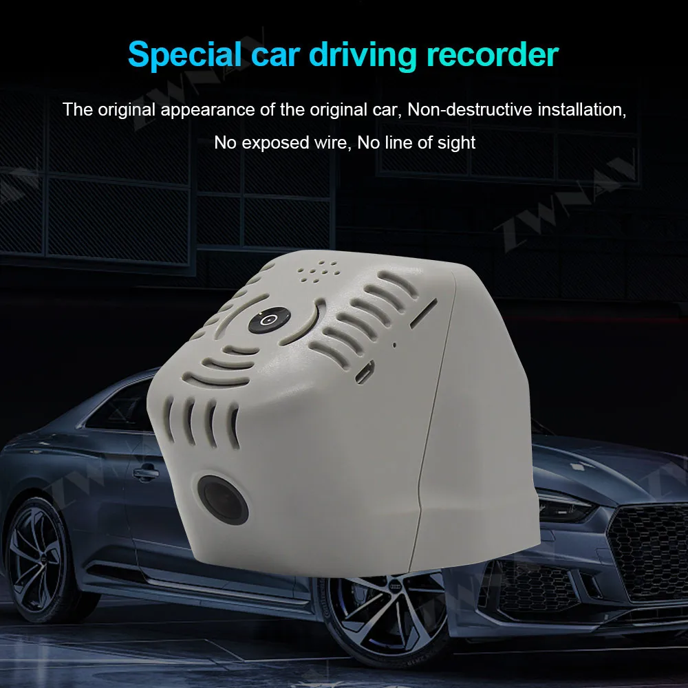 Скрытый HD рекордер для вождения, предназначенный для Volkswagen Golf/Sportsvan DVR Dash cam Автомобильная фронтальная камера WIfi