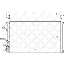 Радиатор системы охлаждения без AC\ Opel Movano 1.9/2.8DTi 98 ST