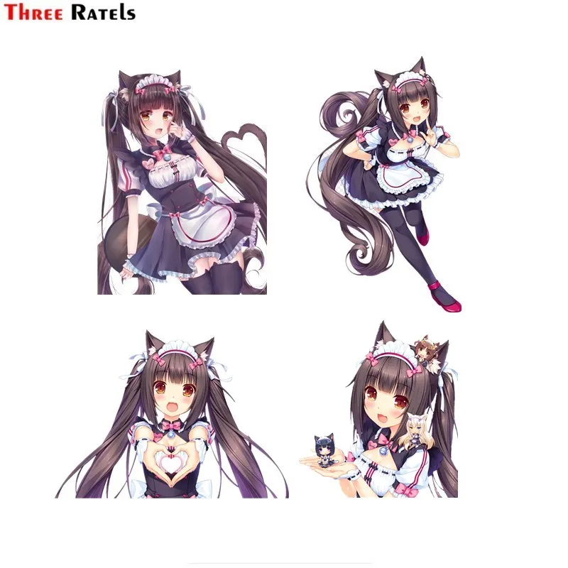

Наклейка на кузов автомобиля Three Ratels FC607 Nekopara Chocola