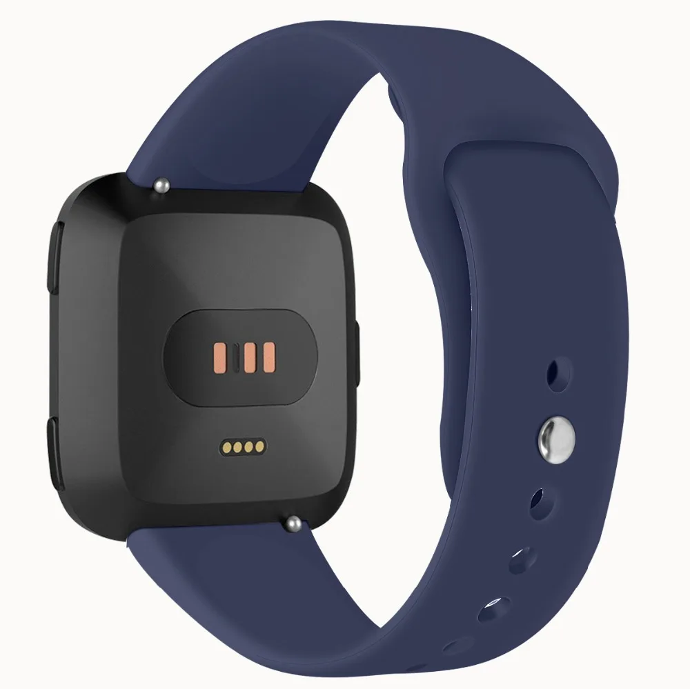 Высококачественный однотонный Браслет для Fitbit Versa 2/Versa Lite водонепроницаемый сменный мягкий силиконовый ремешок для часов Correa
